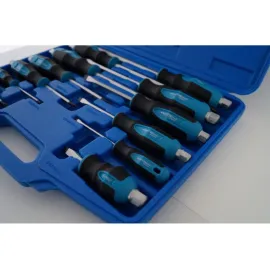 НЕМСКИ Ударна отвертка комплект 12 части KraftWORLD в куфар отверки НЕМСКИ Ударна отвертка комплект 12 части KraftWORLD в куфар отверки