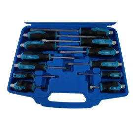 НЕМСКИ Ударна отвертка комплект 12 части KraftWORLD в куфар отверки НЕМСКИ Ударна отвертка комплект 12 части KraftWORLD в куфар отверки