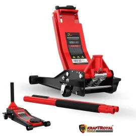 Професионален нископрофилен крик 4 тона с две помпи - KRAFTROYAL Професионален нископрофилен крик 4 тона с две помпи - KRAFTROYAL