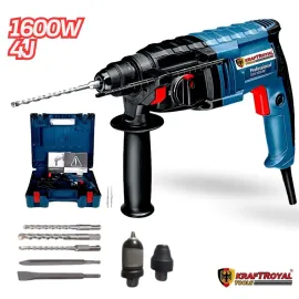 Ударна бормашина перфоратор, PROFESSIONAL GBH 2-26 DFR, 1600W, KRAFTROYAL Ударна бормашина перфоратор, PROFESSIONAL GBH 2-26 DFR, 1600W, KRAFTROYAL