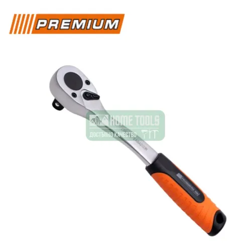 Тресчотка 1/2" 72 зъба въртяща глава Premium HD