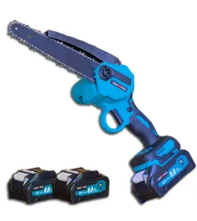 Акумулаторен верижен трион Vermark 36V – Комплект с 2 батерии (8Ah) и автоматично смазване