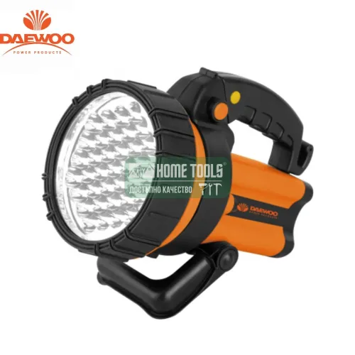Акумулаторен фенер DAEWOO DASL400, 37 LED, 4 V, 4 Ah, с батерия и зарядно