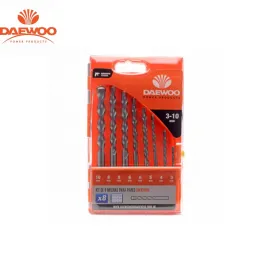 Комплект свредла за бетон DAEWOO DWKIT8M, 3-10 мм, 8 броя Комплект свредла за бетон DAEWOO DWKIT8M, 3-10 мм, 8 броя
