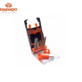 Комплект свредла и битове DAEWOO DWKIT50, 50 части, с Т-образна отвертка и магнитен държач Комплект свредла и битове DAEWOO DWKIT50, 50 части, с Т-образна отвертка и магнитен държач