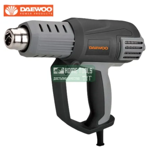 Пистолет за горещ въздух DAEWOO DAHG 2000BC / 2000W, 0-50C°;50-600C°