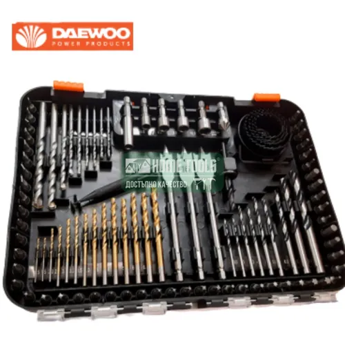 Комплект свредла и битове DAEWOO DWKIT100, 100 части