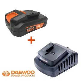 Акумулаторна батерия UNI-BAT DAEWOO START PACK-LI1 DALB-20-1, 20 V, 2 Ah + зарядно устройство DAEWOO DALCH-25-1, 21 V, 2.5 A Акумулаторна батерия UNI-BAT DAEWOO START PACK-LI1 DALB-20-1, 20 V, 2 Ah + зарядно устройство DAEWOO DALCH-25-1, 21 V, 2.5 A