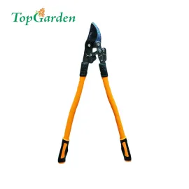 Ножица за клони с усилващ механизъм тип &quot;наковалня&quot; TopGarden, 760 мм
