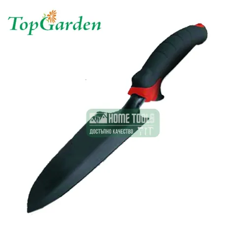 Тясна градинска лопатка TopGarden Premium, 10 см