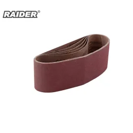 Шкурка за лентов шлайф Raider, 75х457мм, Р 40, 5 бр. Шкурка за лентов шлайф Raider, 75х457мм, Р 40, 5 бр.