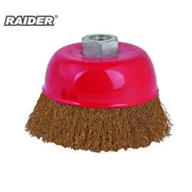 Четка за флекс камбана месинг Raider ø 75 mm Четка за флекс камбана месинг Raider ø 75 mm