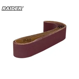Шкурка за лентов шмиргел Raider, 50х686 мм, P 40, 5 бр Шкурка за лентов шмиргел Raider, 50х686 мм, P 40, 5 бр