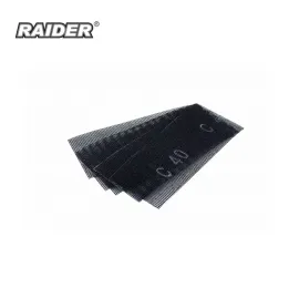 Шкурка мрежа от силициев карбид RAIDER 93 x 230 mm P 150 5 броя Шкурка мрежа от силициев карбид RAIDER 93 x 230 mm P 150 5 броя