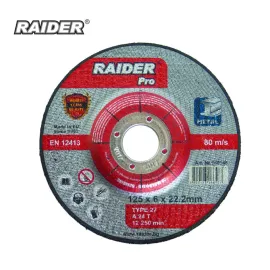 Диск за шлайфане Raider 230 х 6 х 22.2 mm RDP Диск за шлайфане Raider 230 х 6 х 22.2 mm RDP