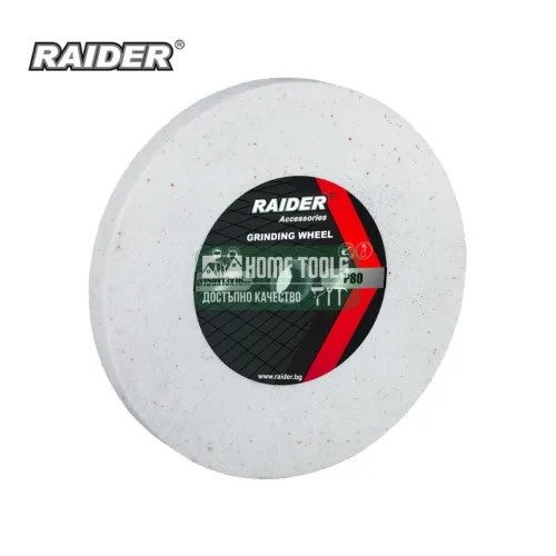 Диск за шмиргел Raider ø200 x 20 x ø16 mm бял Р60