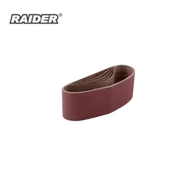 Шкурка за лентов шлайф Raider, 75х533 мм, P 120, 5 бр Шкурка за лентов шлайф Raider, 75х533 мм, P 120, 5 бр