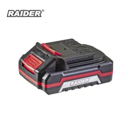 Батерия за акум.градински машини Raider, Li-Ion, 18 V, 1.5 Ah, за модели RD-GTL22, RD-HTL04, RD-CBL04 Батерия за акум.градински машини Raider, Li-Ion, 18 V, 1.5 Ah, за модели RD-GTL22, RD-HTL04, RD-CBL04
