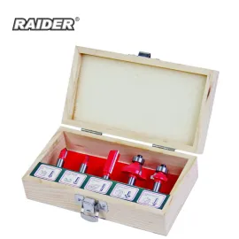 Фрезери за оберфреза Raider, ø8 мм, 5 бр, Type B