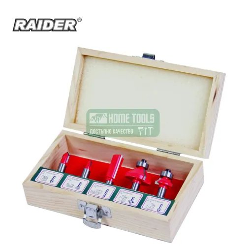 Фрезери за оберфреза Raider, ø8 мм, 5 бр, Type B
