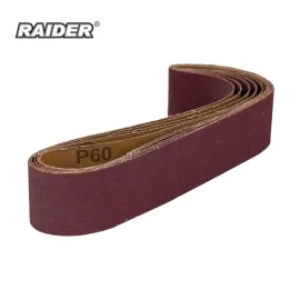 Шкурка за лентов шмиргел Raider, 50х686, P 60, 5 бр