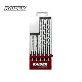 Комплект свредла Raider, SDS-plus, ø5-10 мм, 5 бр Комплект свредла Raider, SDS-plus, ø5-10 мм, 5 бр