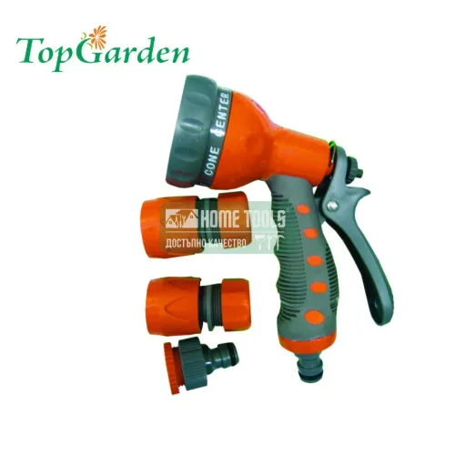 Пистолет за поливане с накрайници TopGarden, 7 функции