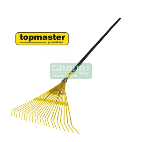Гребло за листа с дървена дръжка Topmaster