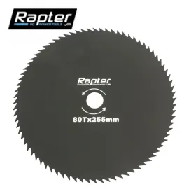 Диск за бензинов тример Rapter RR44441, 80 зъба, 255 мм Диск за бензинов тример Rapter RR44441, 80 зъба, 255 мм