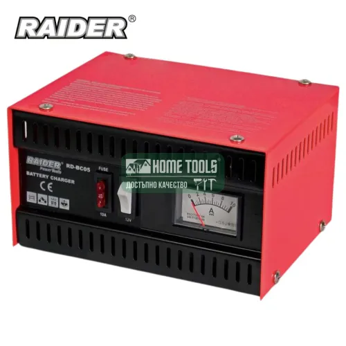 Зарядно за акумулатор RAIDER RD-BC05, 6/12 V, 5 A