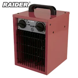 Електрически калорифер RAIDER RD-EFH02, 2 kW, дебит 100 куб.м/ч. Електрически калорифер RAIDER RD-EFH02, 2 kW, дебит 100 куб.м/ч.