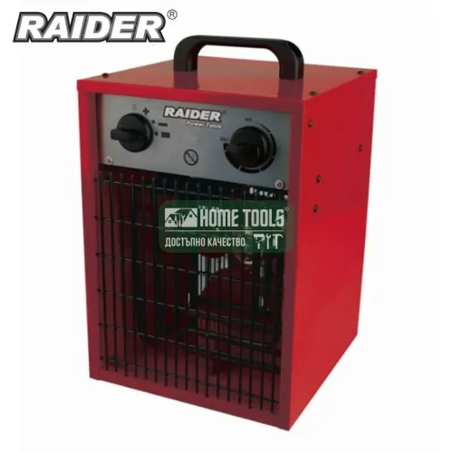 Електрически калорифер RAIDER RD-EFH05, 5 kW, дебит на въздух 200 куб.м/ч, трифазен