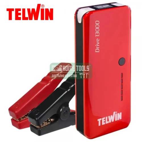 Мултифункционално зарядно стартерно устройство TELWIN DRIVE 13000 / 12000mAh, 800A/