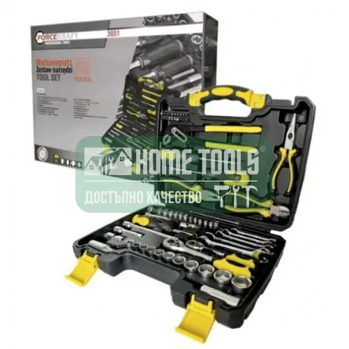 Комплект инструменти 65 части FORCE Kraft 