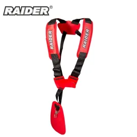 Самар за моторна коса Raider с широки и меки колани универсален червен Самар за моторна коса Raider с широки и меки колани универсален червен