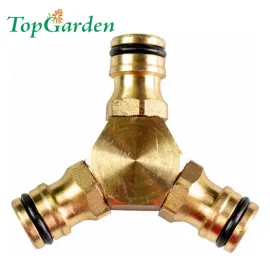 Месингов разклонител за конектори TopGarden, 3-посочен Месингов разклонител за конектори TopGarden, 3-посочен