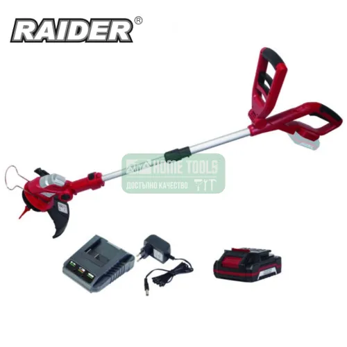 Акумулаторен тример Raider RD-GTL22, 18 V, 25 см, без батерия и зарядно