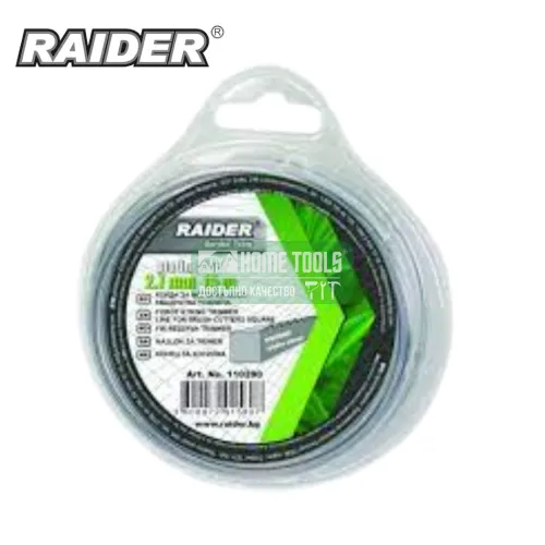 Корда за косачка тример квадратна Raider, 1.65 мм х 15 м