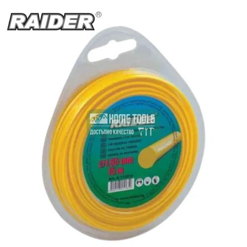 Корда за косачка тример кръгла Raider, Ø1.65 мм х 15 м