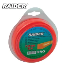 Корда за косачка тример Raider, 2.40 мм х 15 м, квадратна