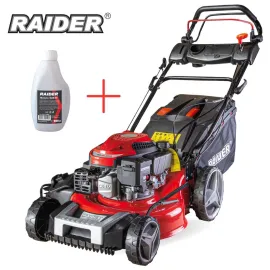 Самоходна бензинова косачка Raider RD-GLM08, 2.5 kW, 460 мм, 4 в 1 + ПОДАРЪК моторно масло Raider SAE30, 1 л