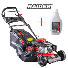 Самоходна бензинова косачка Raider RD-GLM09, 3.2 kW, 51 см, 4 в 1 + ПОДАРЪК моторно масло Raider SAE30, 1 л
