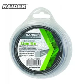Квадратна корда за бензинов тример Raider, 1.65 мм х 15 м
