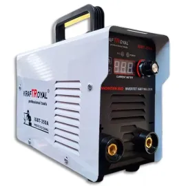Инверторен електрожен KraftRoyal 350A с маска и кабели в комплекта