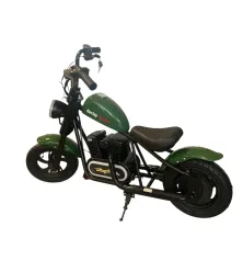 Детски Електрически Скутер Pocket BIke Harley Baby – 160W, 12" Гуми, Bluetooth и реалистичен звук