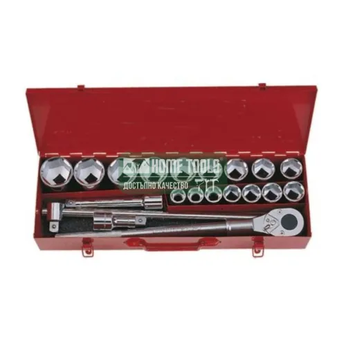Гедоре комплект FORCE 6201, 3/4", 19-50 мм, 20 части, дванадесетостен