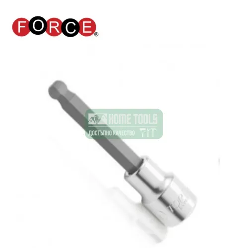 Вложка с накрайник шестограм за работа под ъгъл Force Tools /1/2", 8 mm, 100 mm/