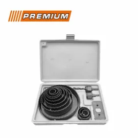 Боркорони за дърво Premium 16 части 19-127 мм Боркорони за дърво Premium 16 части 19-127 мм