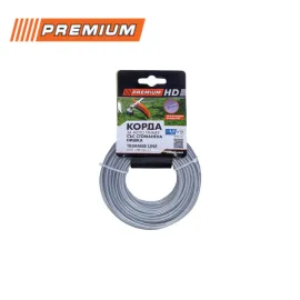 Корда за мото тример с диаметър 3.0 мм и дължина 15 м - Premium HD