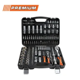 Комплект гедоре 1/2''-1/4'' 108 части Premium